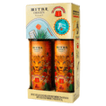 Cargar la imagen en la vista de la galería, Kit premium Mezcal Mitre Origen con Tamborines - dos botellas de mezcal artesanal y dulces de tamarindo