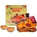 Cargar la imagen en la vista de la galería, Kit Mezcalero Ancestral - Mezcal Mitre Ancestral con jícaras tradicionales de cerámica artesanal