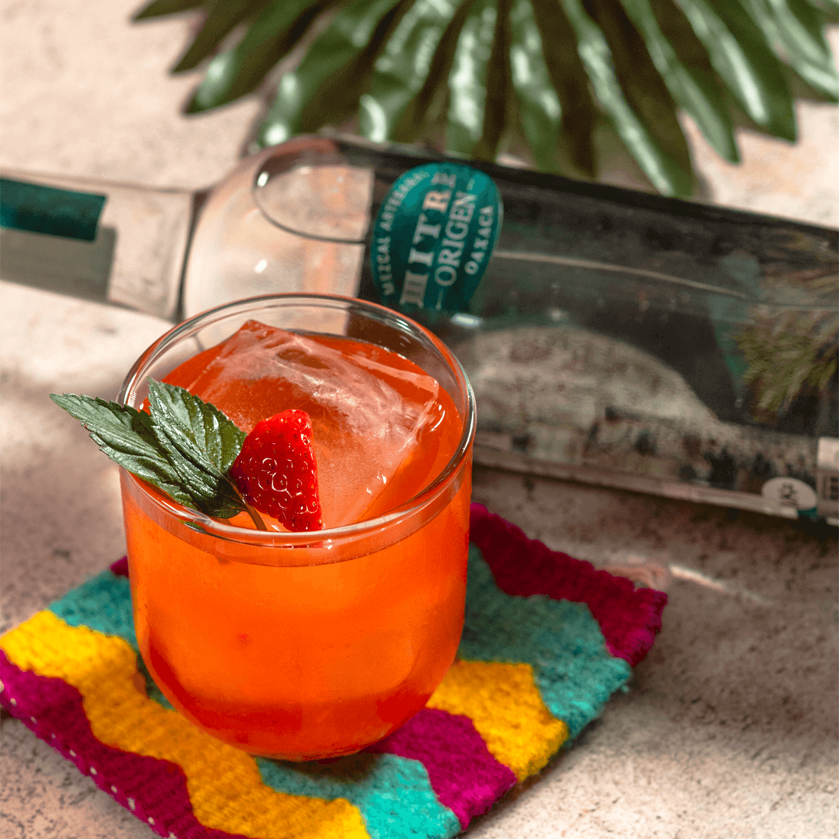 MOJITO DE FRESA - Mezcal Mitre