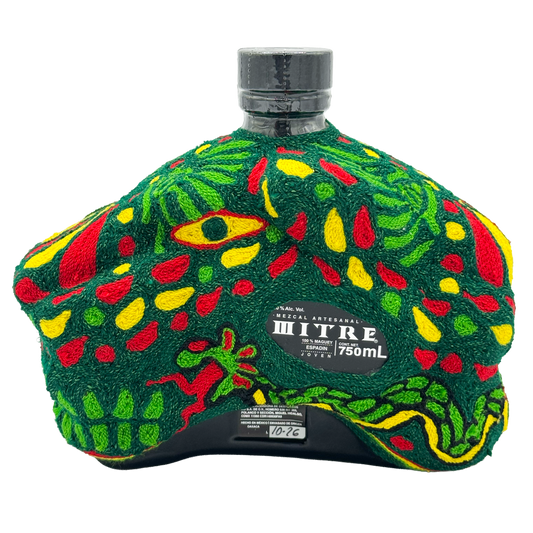 Mitre Espadín Edición Mundial — Botella Intervenida en Hilo - Mezcal Mitre