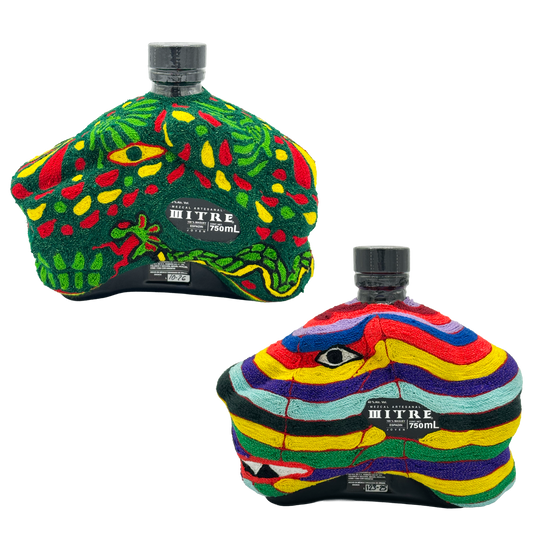 Mitre Espadín Edición Mundial — Botella Intervenida en Hilo - Mezcal Mitre