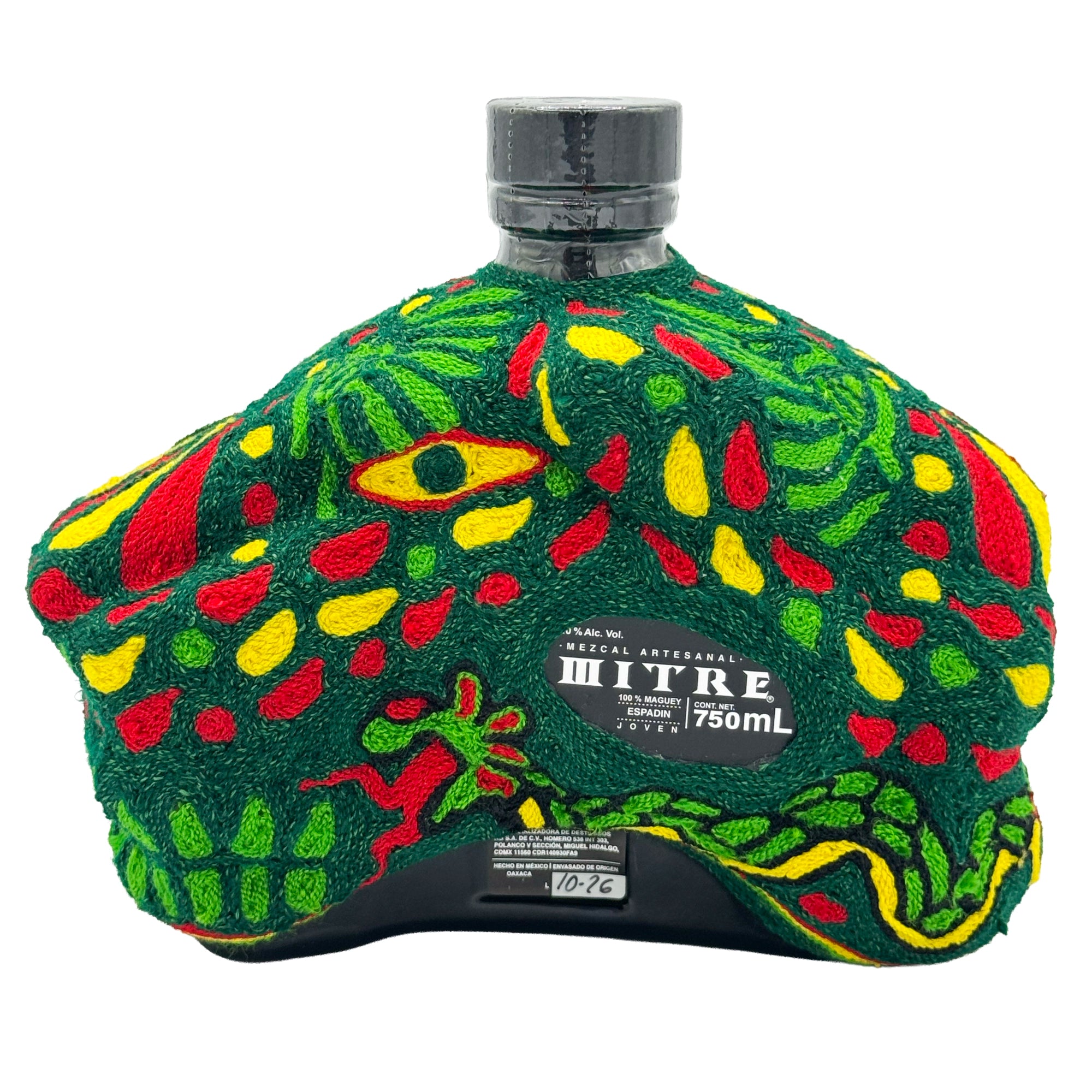 Mitre Espadín Edición Mundial — Botella Intervenida en Hilo