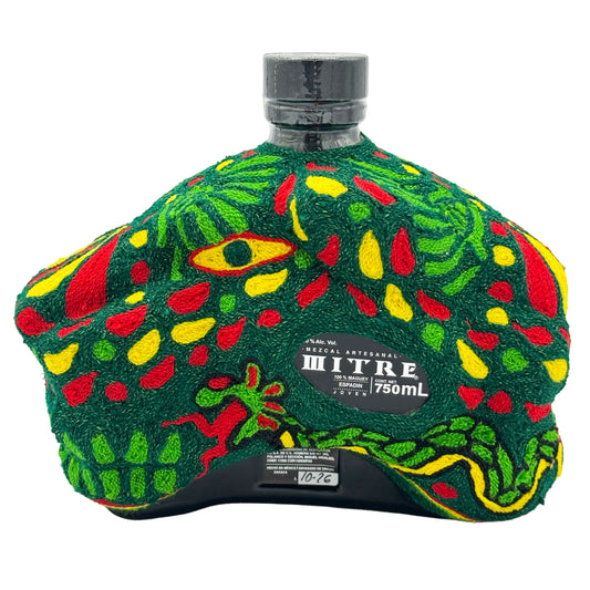 Mitre Espadín Edición Mundial — Botella Intervenida en Hilo - Mezcal Mitre