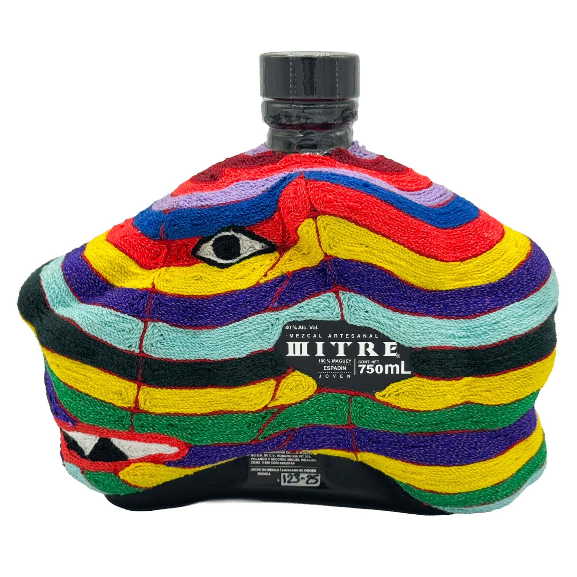 Mitre Espadín Edición Mundial — Botella Intervenida en Hilo