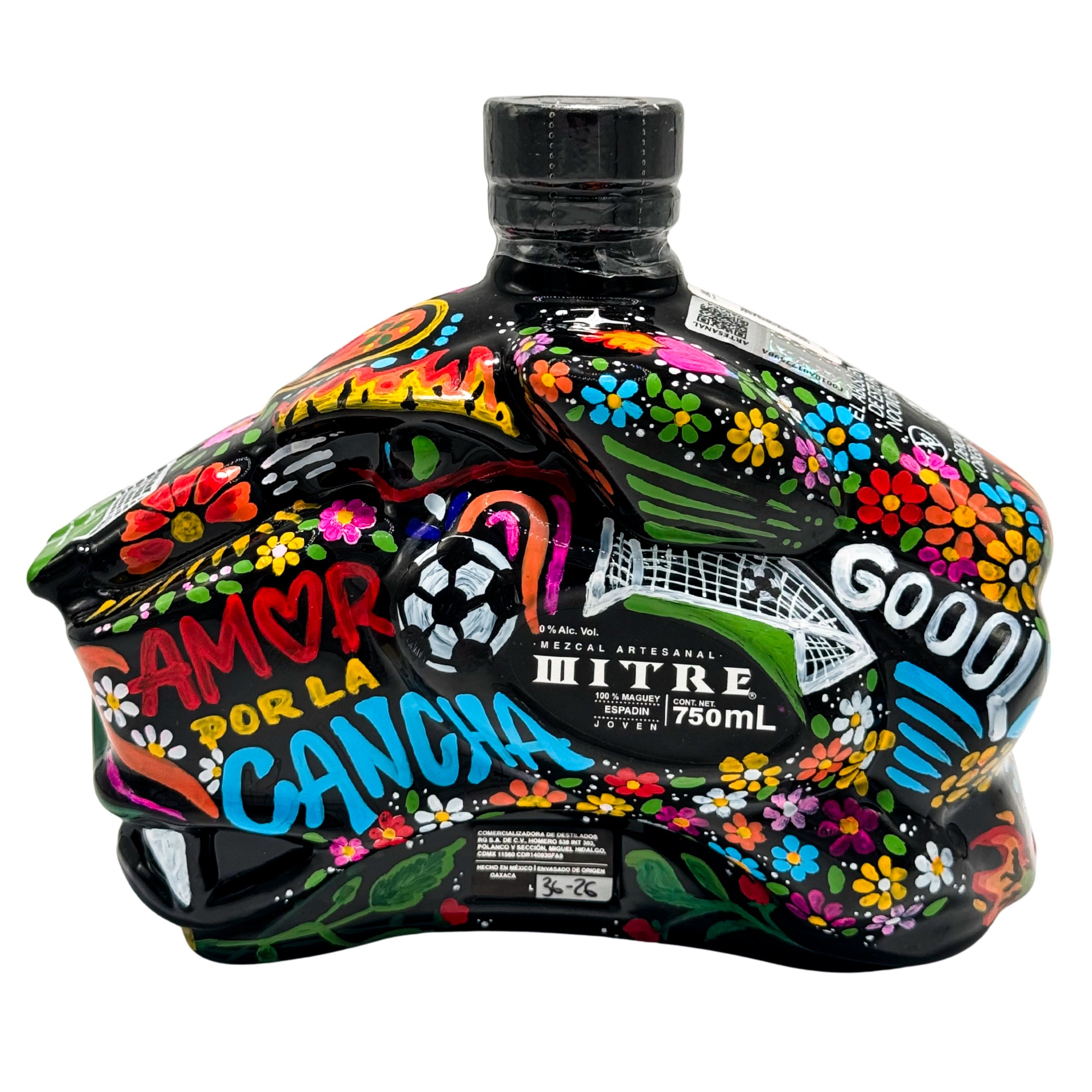 Mezcal Mitre Artisanal Collective Art | Hand Painted | Joven | 100% Maguey Espadín