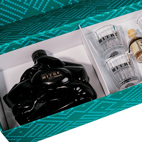 Mitre Concierge | Kit Regalo Corporativo Premium | Mezcal Espadín + Accesorios - Mezcal Mitre