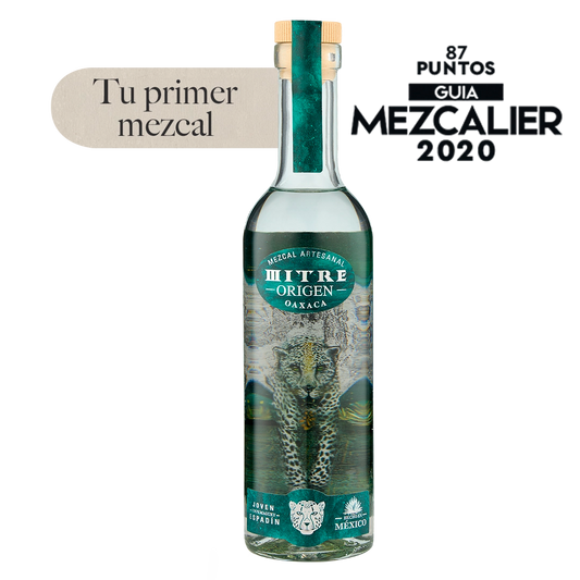 Mezcal Mitre Origen 375ml | 100% Agave Espadín | Artesanal de Oaxaca