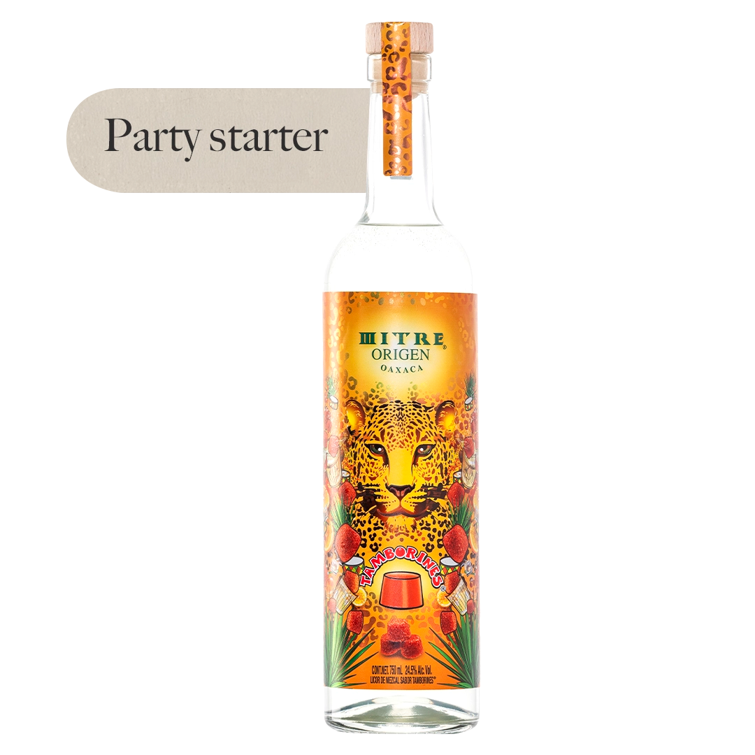 Mezcal Mitre Origen Tamborines 700 ml | Licor Artesanal Sabor Tamarindo-Chile