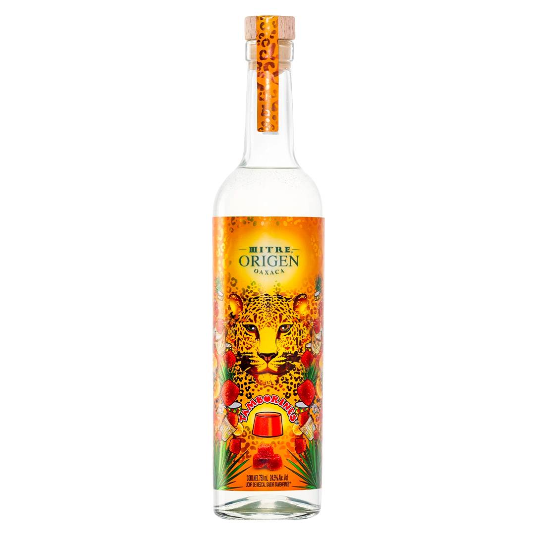 Mezcal Mitre Origen Tamborines 700 ml | Licor Artesanal Sabor Tamarindo - Chile - Mezcal Mitre