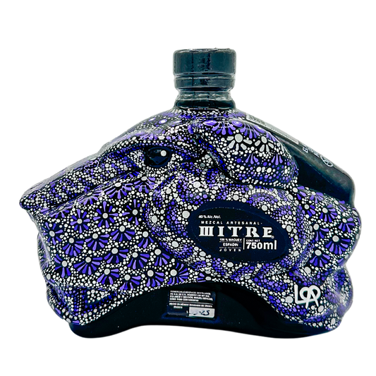 Mezcal Mitre Arte Colectivo | Botella Pintada a Mano | Pieza de Colección