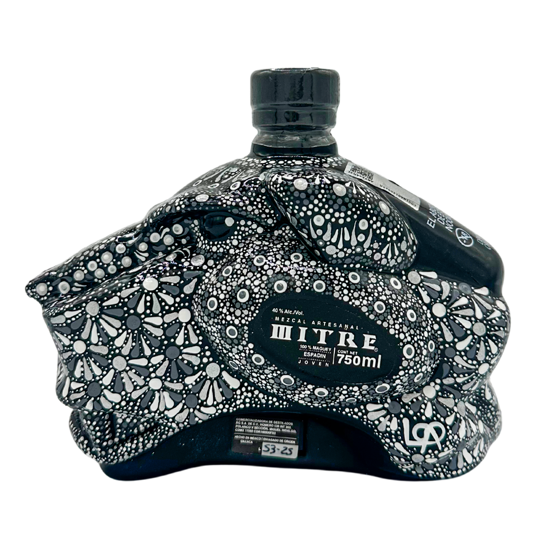 Mezcal Mitre Arte Colectivo | Botella Pintada a Mano | Pieza de Colección