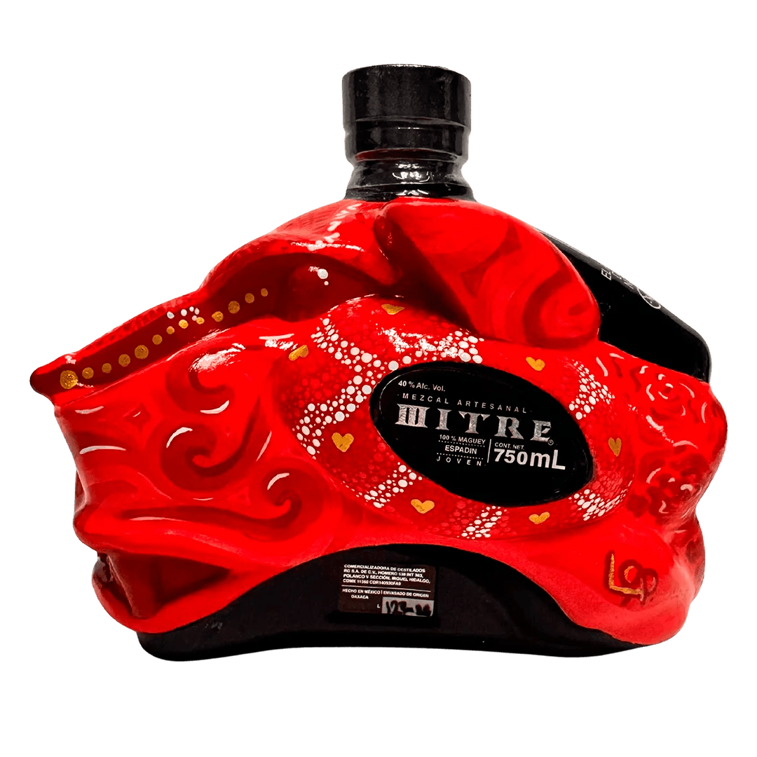 Mezcal Mitre Arte Colectivo | Botella Pintada a Mano | Pieza de Colección - Mezcal Mitre