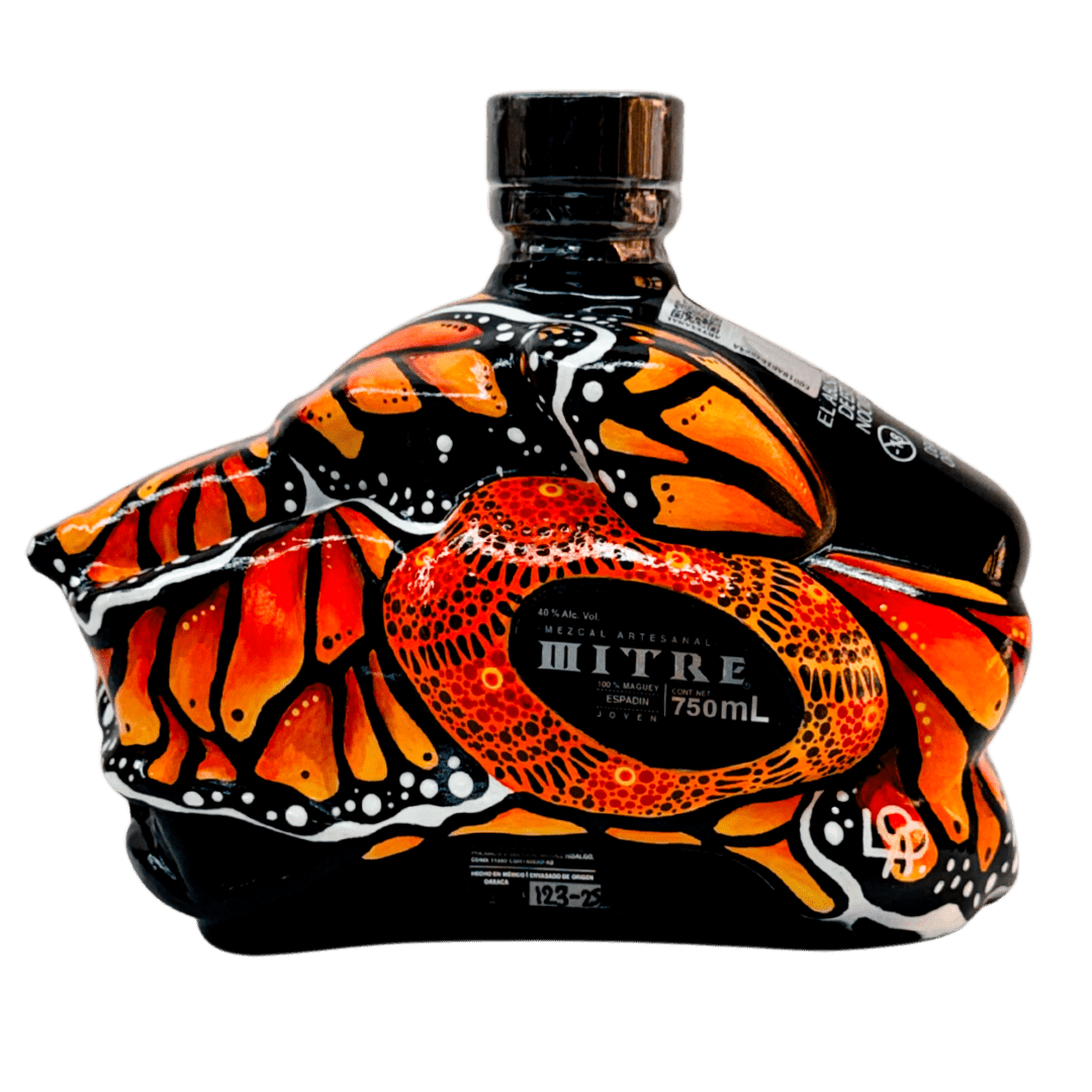 Mezcal Mitre Arte Colectivo | Botella Pintada a Mano | Pieza de Colección - Mezcal Mitre