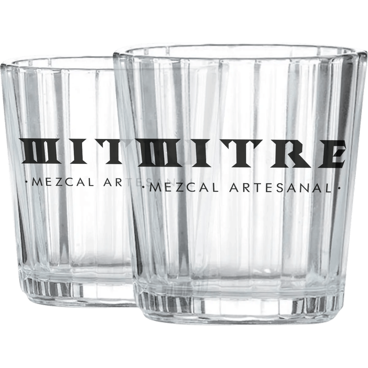 Kit Navideño Mitre | Mezcal Mitre Espadín + 2 Vasos Cruz + 1 Esfera navideña pintada a mano - Mezcal Mitre
