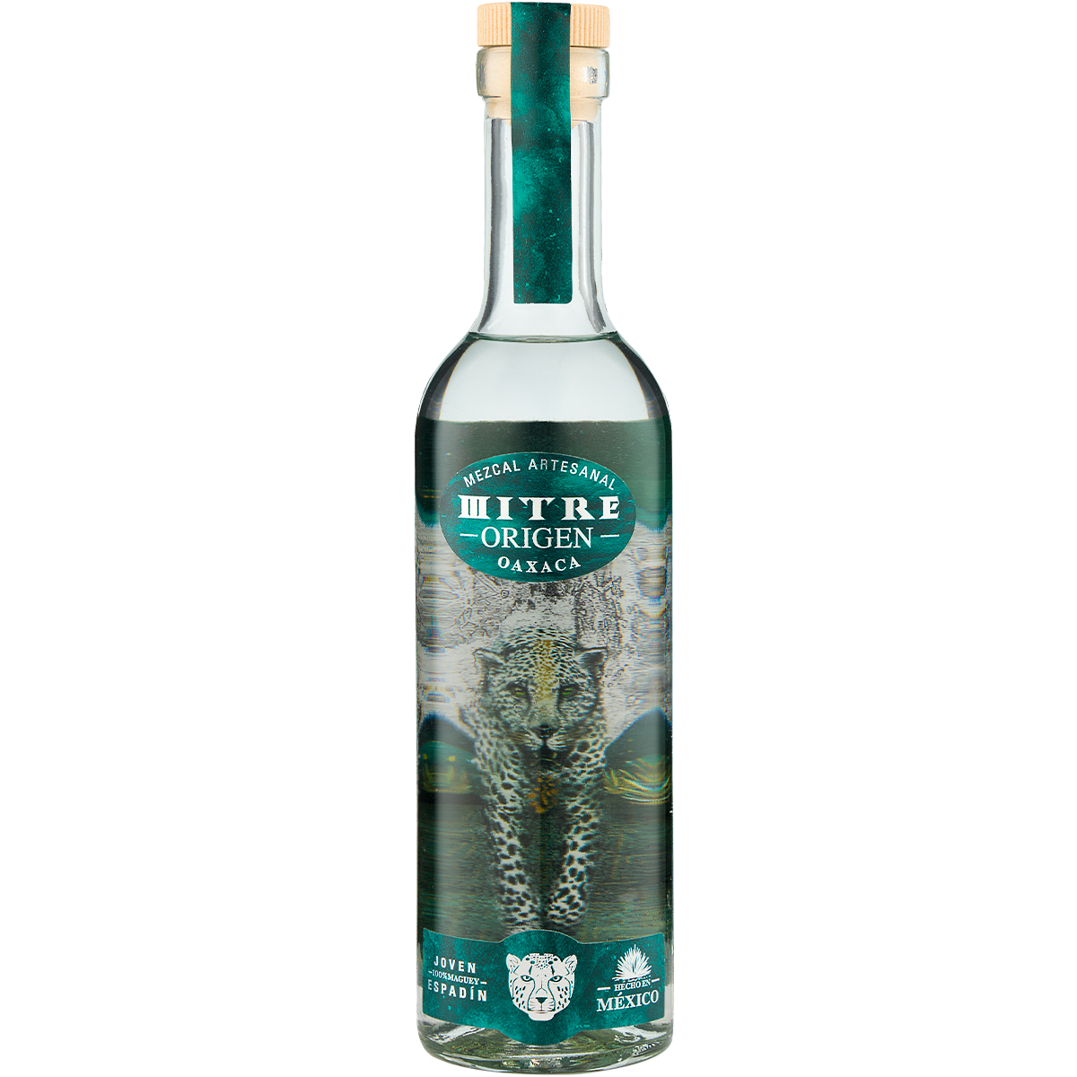 Botella de Mezcal Mitre Origen 375ml - Mezcal artesanal 100% agave espadín de Oaxaca