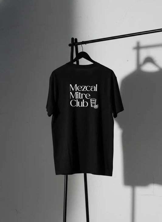 Playera Negra Oversized Premium | Mezcal Mitre - Mezcal Mitre
